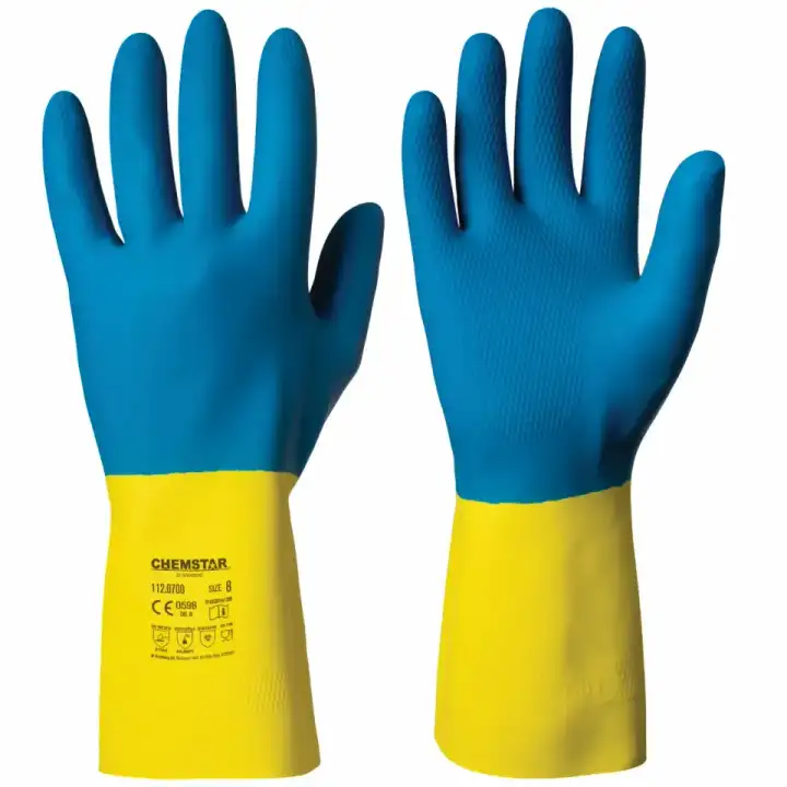 GRANBERG 0700: Latex/Neoprene Chemical-Resistant Gloves