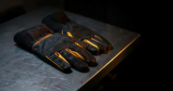 GRANBERG 1590: 50 cm Leather Welding Gauntlets