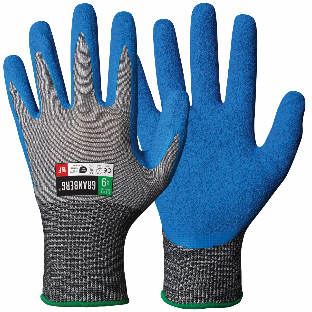 GRANBERG 530: Cut Level F Latex-Coated Gloves