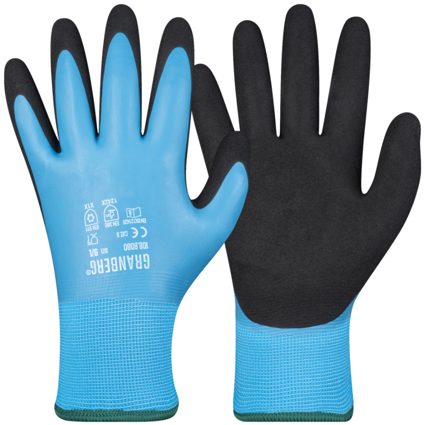 GRANBERG 8080: Waterproof Thermal Grip Gloves