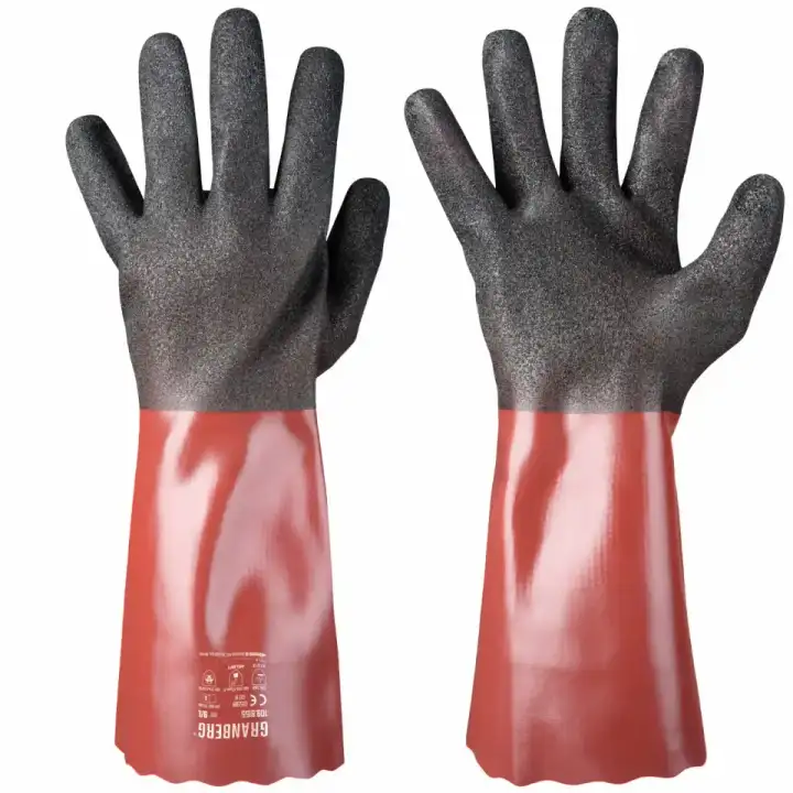 GRANBERG 8155: 35 cm PVC Chemical-Resistant Gloves