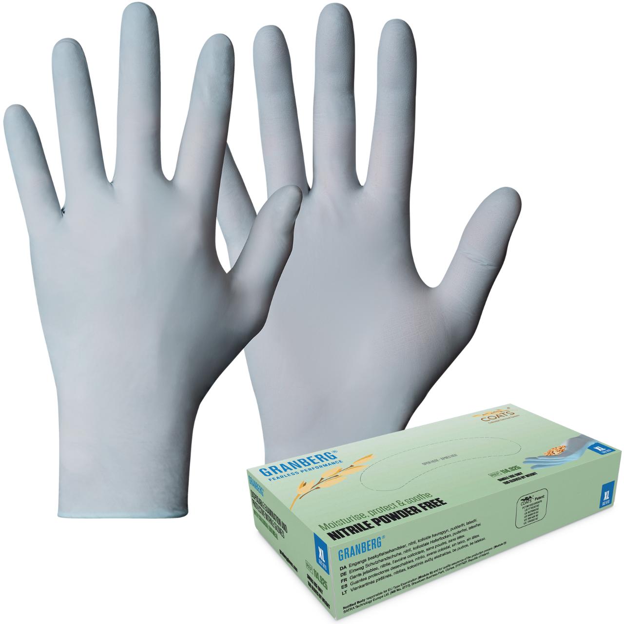 GRANBERG 925: COATS® Skin-Soothing Disposable Gloves
